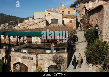 Tossa de Mar (Costa Brava). La Selva. Girona. Catalunya. Spanien Stockfoto