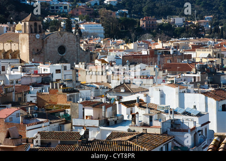 Tossa de Mar (Costa Brava). La Selva. Girona. Catalunya. Spanien Stockfoto