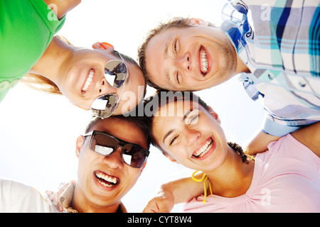 Gruppe von Jugendlichen, die Spaß Stockfoto