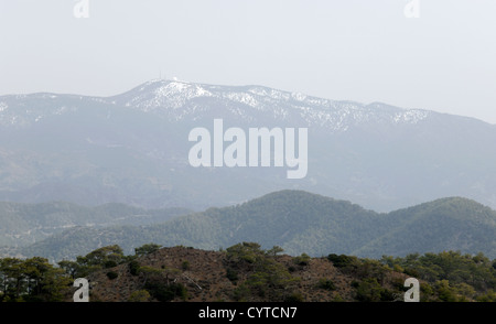 Schnee auf dem Olymp aus Cedar Valley Stockfoto