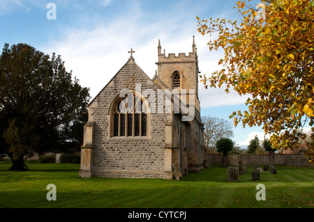 St.-Petri Kirche, Hinton-on-the-Green, Worcestershire, UK Stockfoto