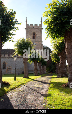 St.-Petri Kirche, Hinton-on-the-Green, Worcestershire, UK Stockfoto