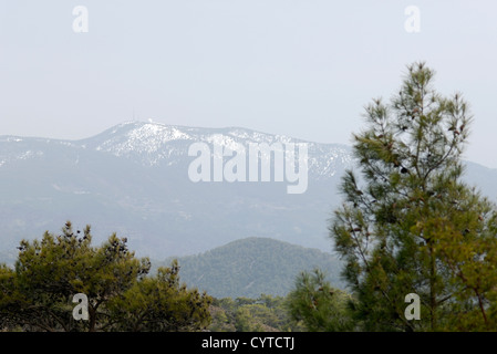 Schnee auf dem Olymp aus Cedar Valley Stockfoto