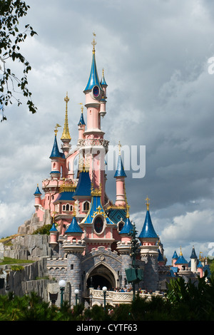 Walt ist Dornröschen / Cinderella Castle Stockfoto