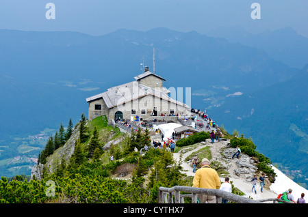 Hitlers Kehlsteinhaus bei Berchtesgaden Deutschland Stockfoto