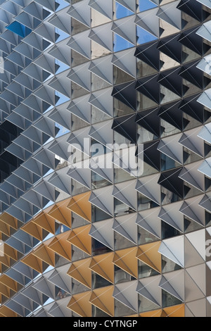 RMIT Melbourne Swanston akademische Gebäude oder Gebäude 80, 5-Sterne Green Building umweltfreundliche nachhaltiges Design. Stockfoto