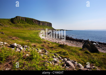 Ansicht von Drumadoon Point, einer Küstenstadt Wahrzeichen in der Nähe von Blackwaterfoot, Isle of Arran, Scotland, UK Stockfoto