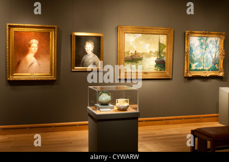The Charles Hosmer Morse Museum der amerikanischen kunst, Winter Park, Florida. Stockfoto