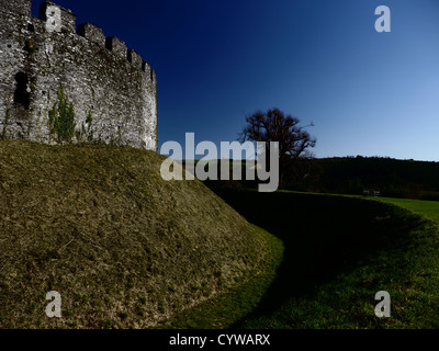 Restormel Castle, Cornwall, England. VEREINIGTES KÖNIGREICH. Stockfoto