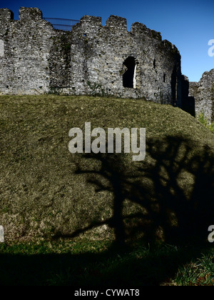 Restormel Castle, Cornwall, England. VEREINIGTES KÖNIGREICH. Stockfoto