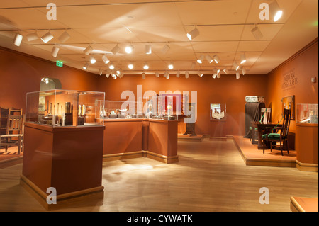 The Charles Hosmer Morse Museum der amerikanischen kunst, Winter Park, Florida. Stockfoto