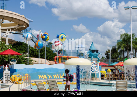 Wet ' n Wild Wasser Thema Vergnügungspark, Orlando, Florida. Stockfoto
