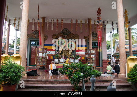 Wat Preah Prom Rath, Seam Reap, Kambodscha Stockfoto