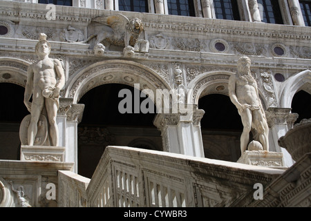 Die Riesen Treppe, der Dogenpalast, Venedig, Italien Stockfoto