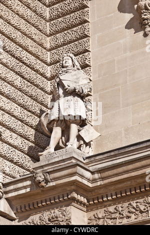 Statue von François Michel le Tellier, Marquis de Louvois (1641-1691), 17. Cent französische Staatssekretär für Krieg; Paris Stockfoto