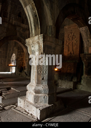 Sanahin Kloster gavit Stockfoto