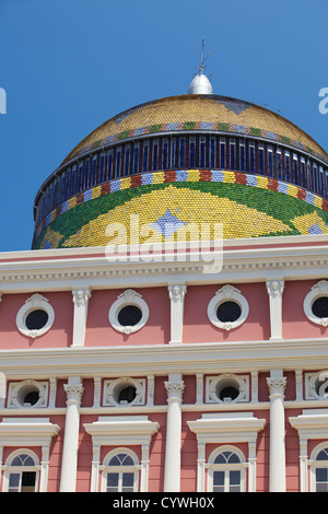 Teatro Amazonas (Opernhaus), Manaus, Amazonas, Brasilien Stockfoto