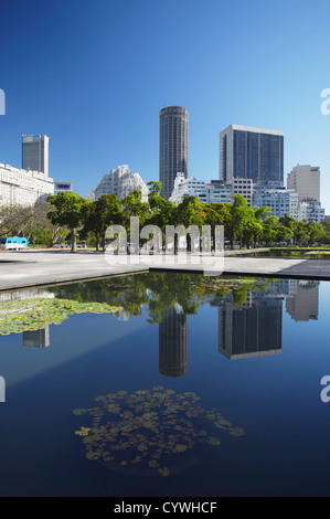 Skyline von Centro, Rio De Janeiro, Brasilien Stockfoto