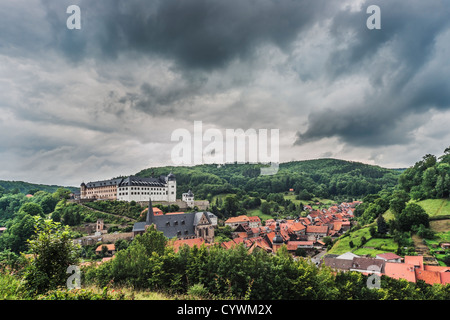 Stadt und Burg Stolberg/Harz, Gemeinde Suedharz, Mansfeld-Suedharz, Sachsen-Anhalt, Deutschland, Europa Stockfoto