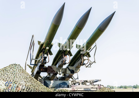 Selbstfahrende Raketenwerfer Kub Stockfoto