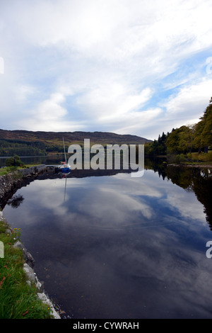 Loch Ness, Inverness, Highlands, Schottland, UK, Blick nach Osten von Fort Augustus Stockfoto