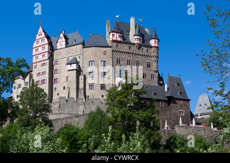 Burg Eltz Burg, Muenstermaifeld, Kreis Mayen-Koblenz, Rheinland-Pfalz, Deutschland, Europa Stockfoto