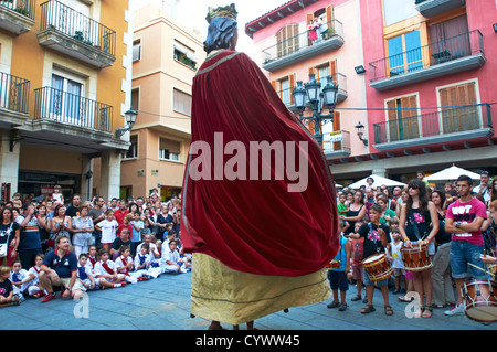 -Traditionen und feste, Cambrils Dorf-Tarragona, Katalonien, Spanien. Stockfoto