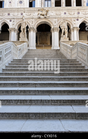 Die Scala dei Giganti, Dogenpalast, Venedig, Italien. Stockfoto