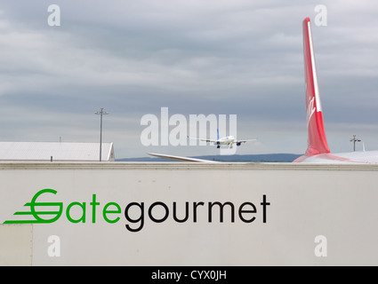 GateGourmet LKW Glasgow International Airport Stockfoto