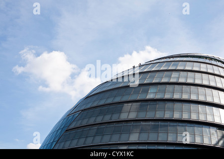 Rathaus mit Blick vom Aussichtspunkt Besucher. London, England, Vereinigtes Königreich Stockfoto