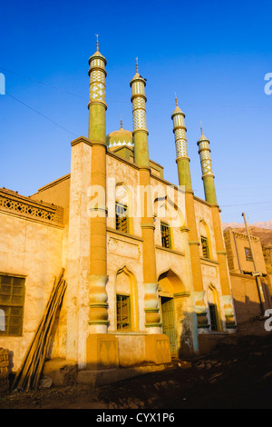 Tuyoq, eine alte Uyghur-muslimischen Pilgern Platz und gut erhaltenen altes Dorf in der Nähe von Turpan, Xinjiang, China Stockfoto