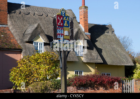 Mönche Eleigh Suffolk Dorf England uk gb Stockfoto