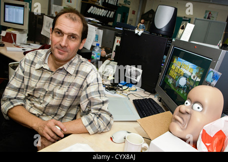 Dave Sproxton Mitgründer und Executive Chairman von Aardman Animationen Bristol England UK Stockfoto