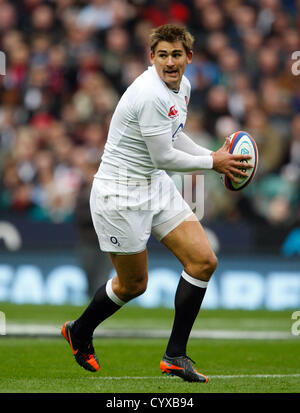 TOBY FLOOD ENGLAND RU TWICKENHAM MIDDLESEX ENGLAND 10. November 2012 Stockfoto