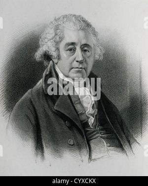 Matthew Boulton (1728-1809). Englischer Hersteller. Kupferstich von John W. Hall nach einem Porträt von Sir W. Beechy. des 19. Jahrhunderts. Stockfoto