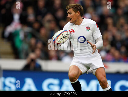 TOBY FLOOD ENGLAND RU TWICKENHAM MIDDLESEX ENGLAND 10. November 2012 Stockfoto