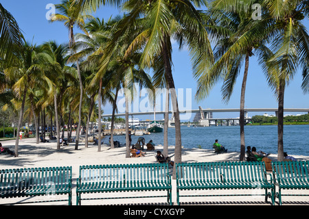 Bayfront Park, Downtown Miami, Florida. Stockfoto