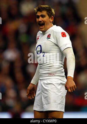 TOBY FLOOD ENGLAND RU TWICKENHAM MIDDLESEX ENGLAND 10. November 2012 Stockfoto