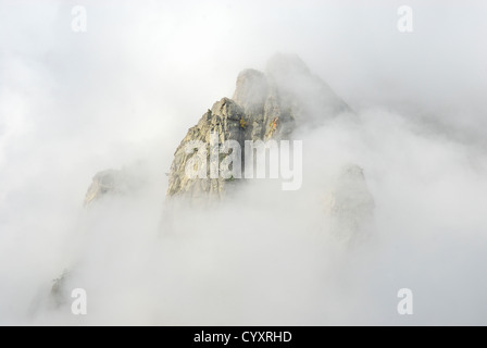 Montagne De La Restonicat Sous Les Nuages En Automne haute Corse 2 b Frankreich Stockfoto
