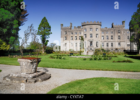 Schlosshotel, Überblick über das Schloss und die Gärten. Eire irischer Nordeuropa Republik Stockfoto