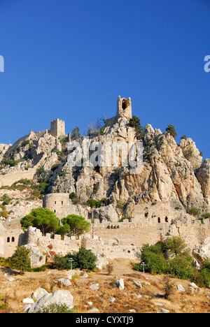 NORD-ZYPERN. Ein Blick auf St. Hilarion Burg in der Nähe von Kyrenia. 2009. Stockfoto