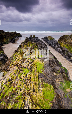 Der Küste in der Nähe von Waterville in County Kerry, Irland Stockfoto