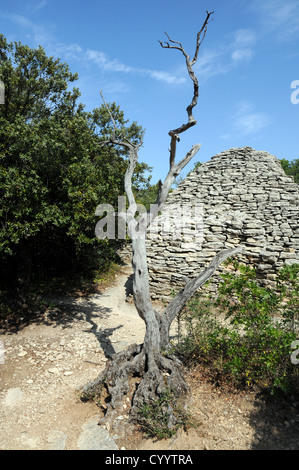 Dorf der Bories in der Provence, Frankreich Stockfoto