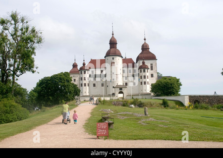 Läckö Slott Lidköping Schweden Schwedische Schloss Märchen Stockfoto