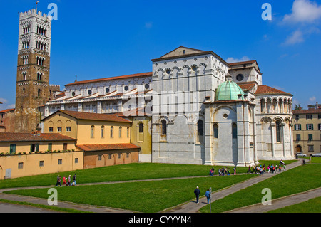 Lucca. Kathedrale. Duomo di San Martino. St-Martins-Dom. Toskana. Italien. Europa Stockfoto