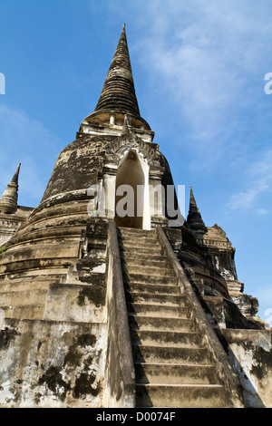 Der Stupa von den Tempel Wat Phra Sri Sanphet in Ayutthaya historischen Park, Thailand Stockfoto