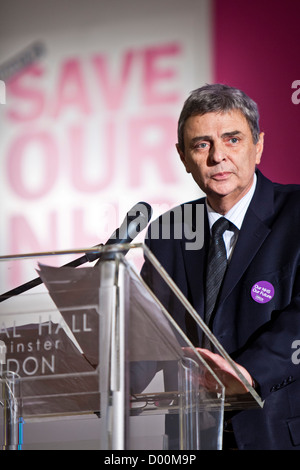 'Save Our NHS' Rallye organisiert von der TUC gegen die Regierung umstritten Gesundheit und soziale Betreuung Rechnung. Dave Prentis. Stockfoto