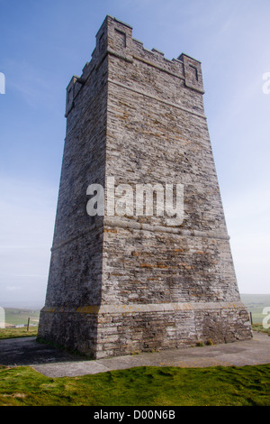 Die Kitchener Memorial an Marwick Kopf auf dem Festland, Orkney. Stockfoto