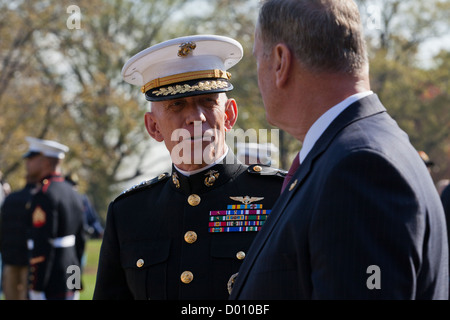 US Marine Corps Leutnant General in Uniform - Washington, DC USA Stockfoto