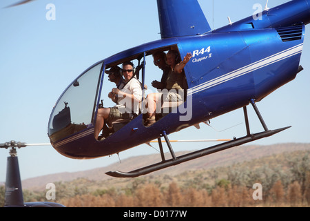 Hubschrauberrundflug über Bungle Bungles. Purnululu National Park, Western Australia. Stockfoto